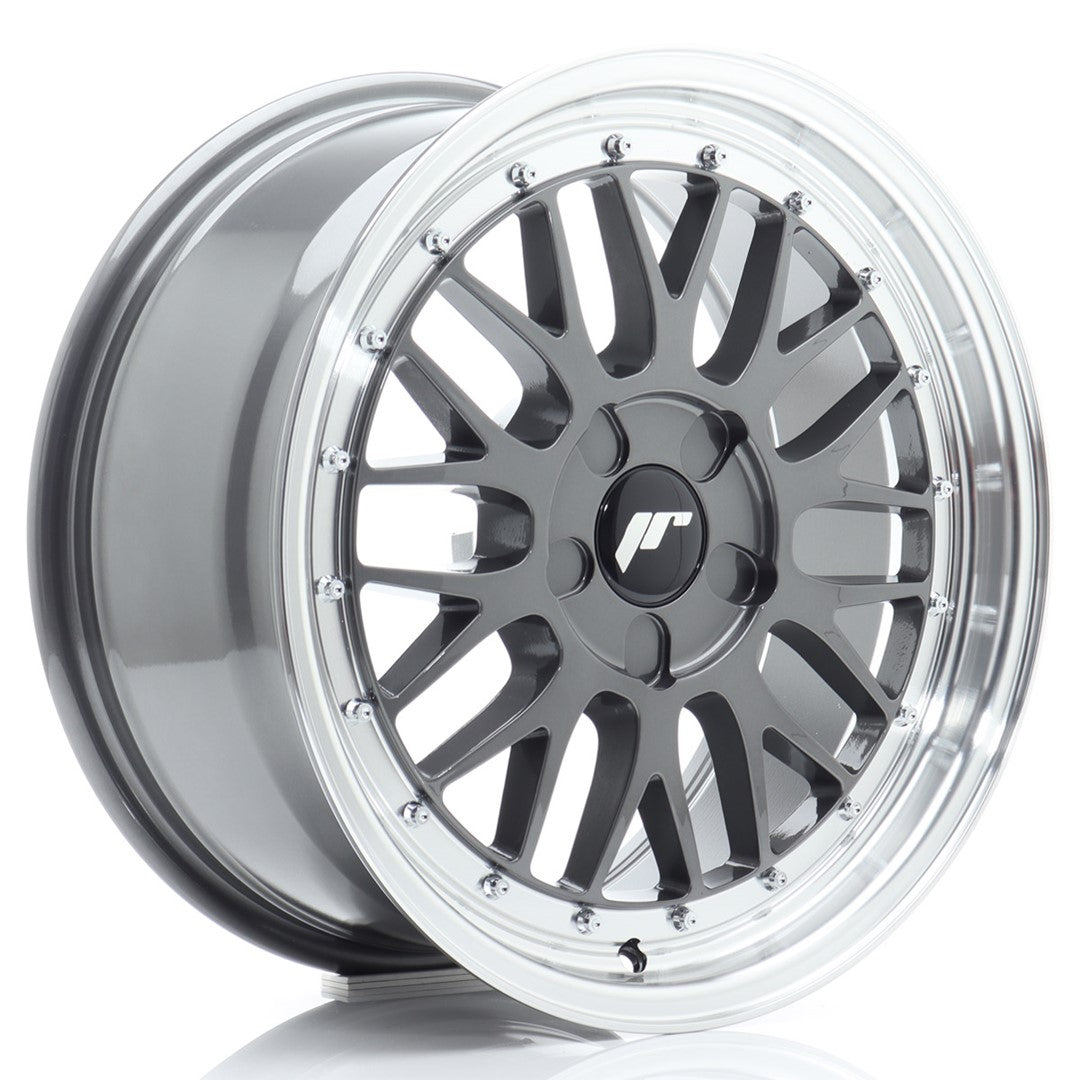 Japan Racing JR23 Alloy Wheel 17" x 8" ET20, 21, 22, 23, 24, 25, 26, 27, 28, 29, 30, 31, 32, 33, 34, 35, 36, 37, 38, 39, 40, 41, 42, 43, 44, 45 5x100, 5x105, 5x108, 5x110, 5x112, 5x114.3, 5x115, 5x118, 5x120 - Hyper Gray