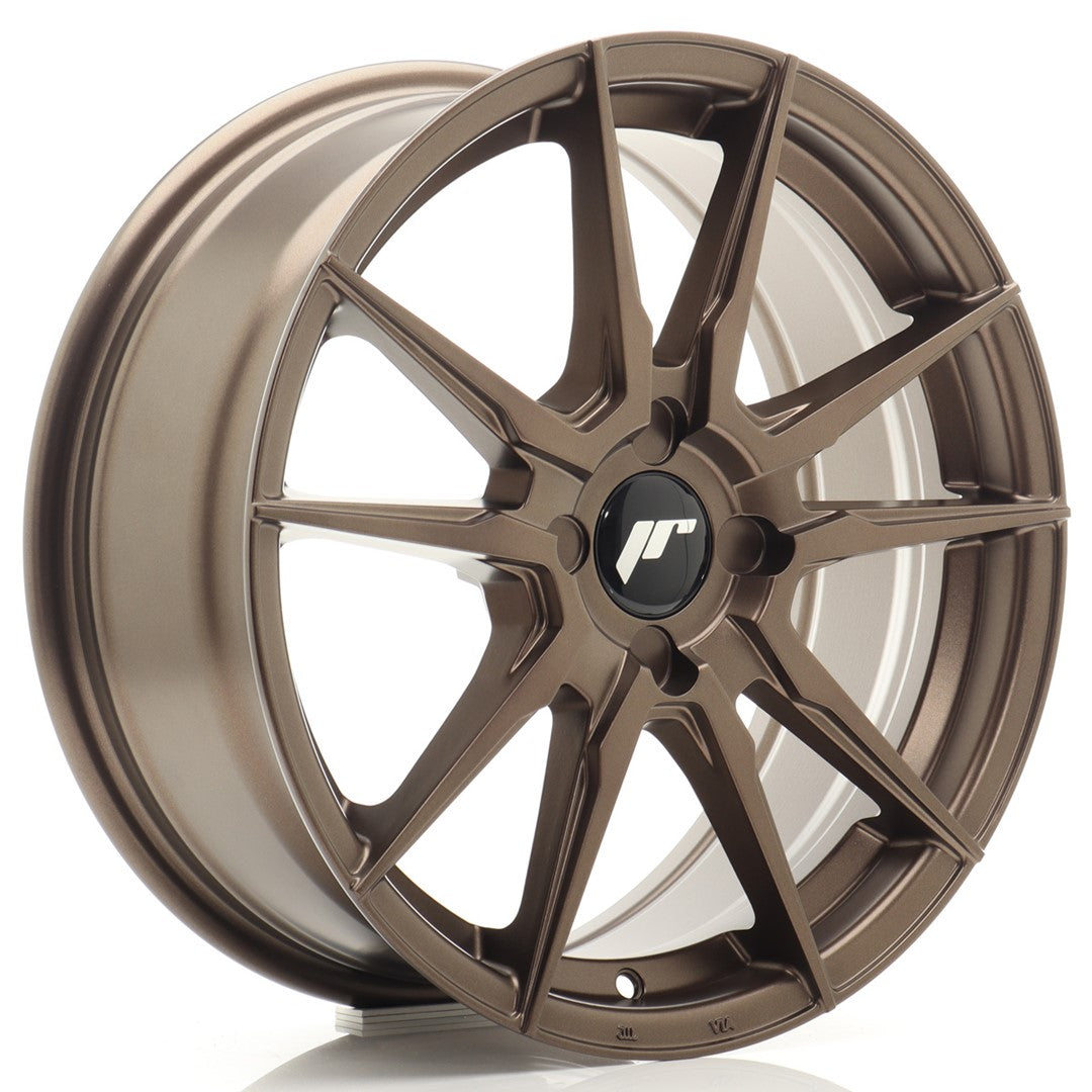 Japan Racing JR21 Alloy Wheel 17" x 7" ET20, 21, 22, 23, 24, 25, 26, 27, 28, 29, 30, 31, 32, 33, 34, 35, 36, 37, 38, 39, 40 4x100, 4x108, 4x110, 4x114.3 - Bronze