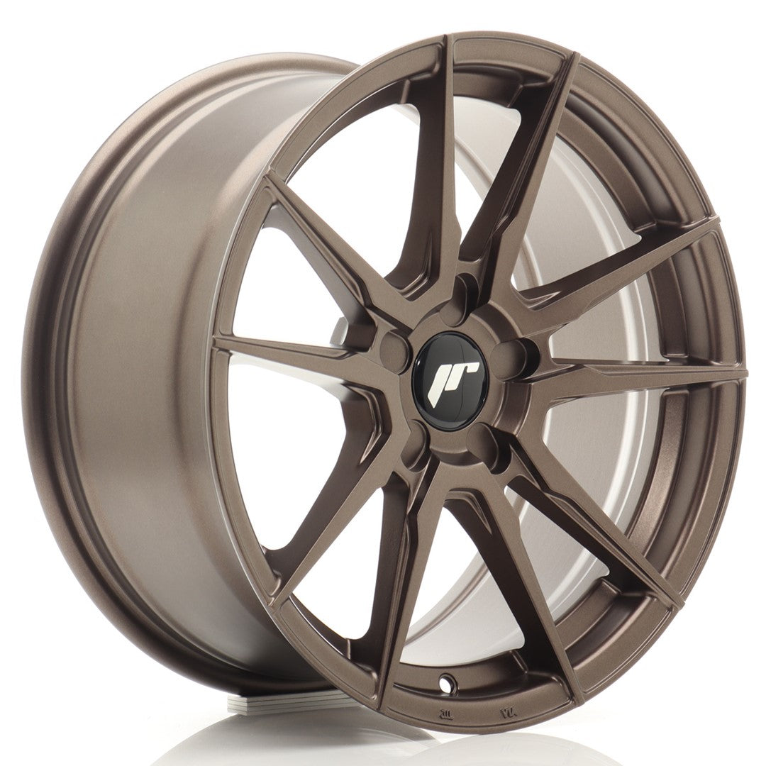 Japan Racing JR21 Alloy Wheel 17" x 8" ET20, 21, 22, 23, 24, 25, 26, 27, 28, 29, 30, 31, 32, 33, 34, 35 5x100, 5x105, 5x108, 5x110, 5x112, 5x114.3, 5x115, 5x118, 5x120 - Bronze