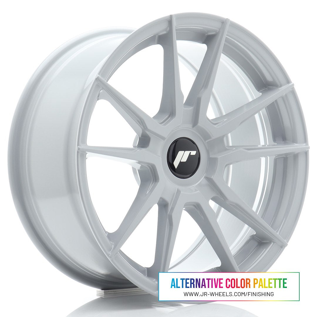Japan Racing JR21 Alloy Wheel 17" x 8" ET20, 21, 22, 23, 24, 25, 26, 27, 28, 29, 30, 31, 32, 33, 34, 35 4x100, 4x108, 4x110, 4x114.3, 5x100, 5x105, 5x108, 5x110, 5x112, 5x114.3, 5x115, 5x118, 5x120 - Custom Finish