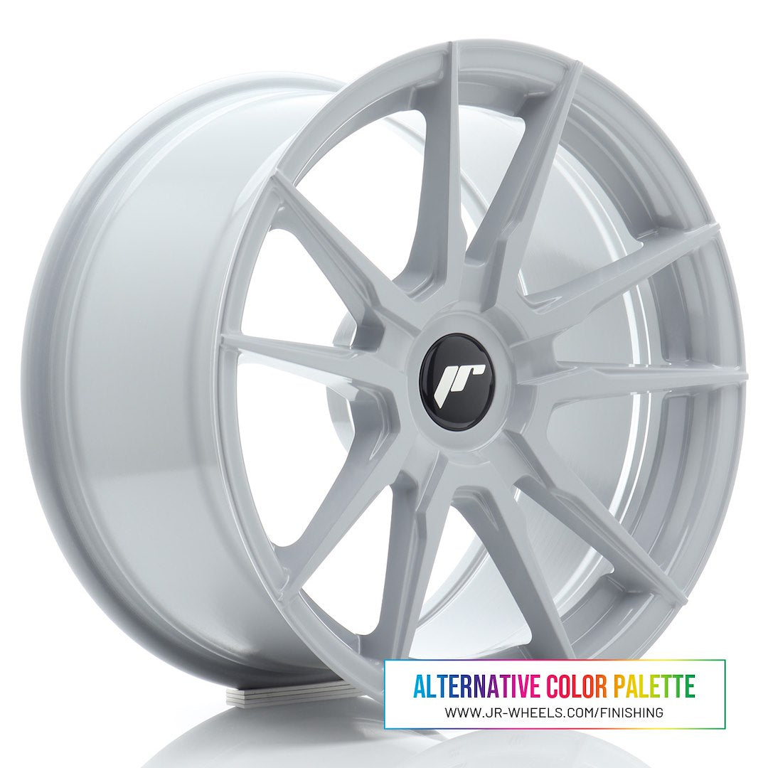 Japan Racing JR21 Alloy Wheel 17" x 9" ET20, 21, 22, 23, 24, 25, 26, 27, 28, 29, 30, 31, 32, 33, 34, 35, 36, 37, 38, 39, 40, 41, 42, 43, 44, 45 4x100, 4x108, 4x110, 4x114.3, 5x100, 5x105, 5x108, 5x110, 5x112, 5x114.3, 5x115, 5x118, 5x120 - Custom Finish