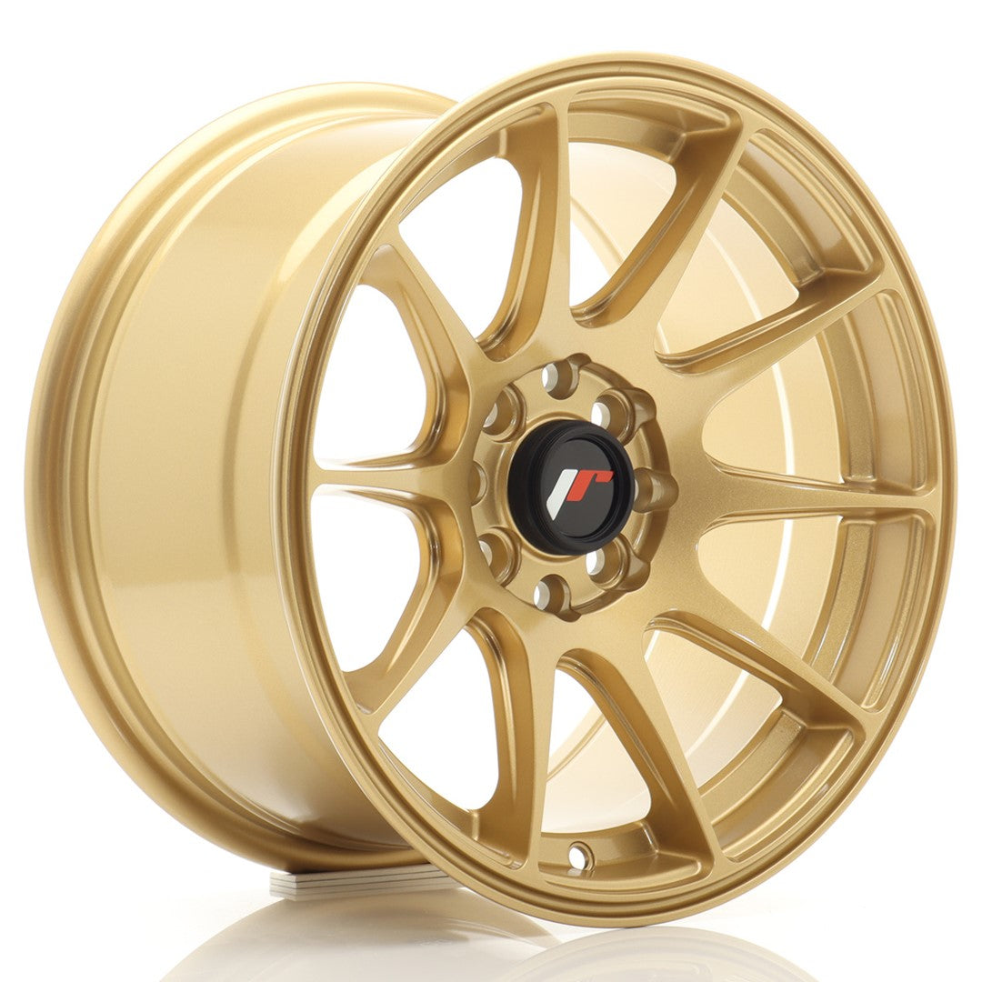 Japan Racing JR11 Alloy Wheel 15" x 8" ET25 4x100, 4x108 - Gold