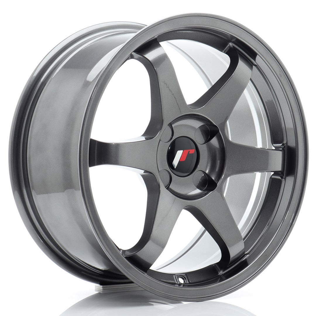 Japan Racing JR3 Alloy Wheel 17" x 8" ET20, 21, 22, 23, 24, 25, 26, 27, 28, 29, 30, 31, 32, 33, 34, 35 4x100, 4x108, 4x110, 4x114.3 - Gun metal