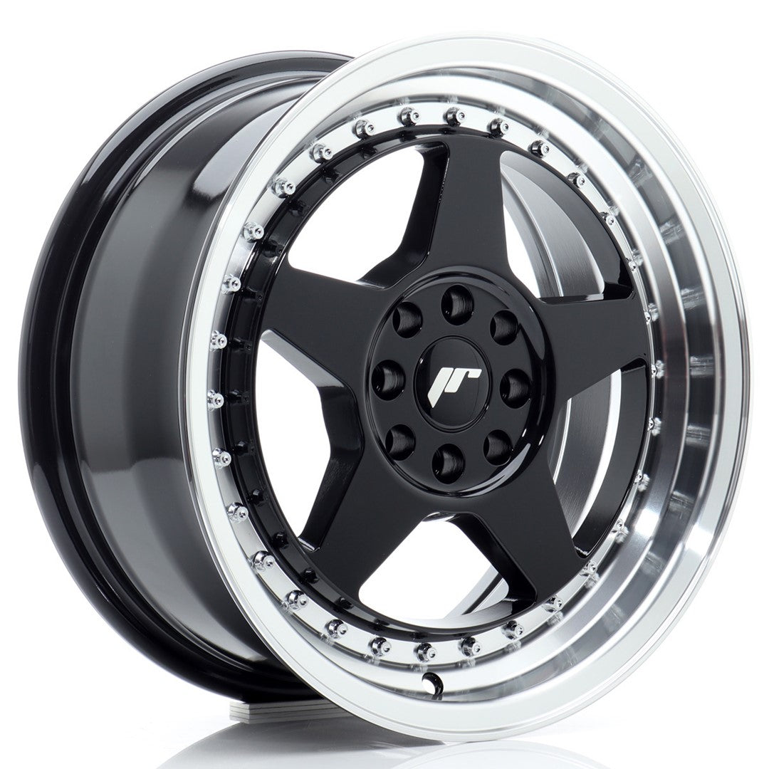 Japan Racing JR6 Alloy Wheel 16" x 7" ET25 4x100, 4x108 - Black