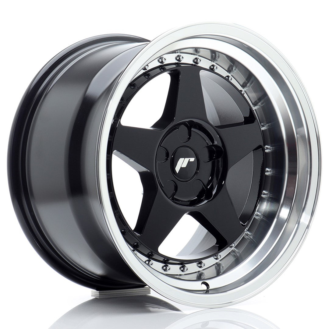 Japan Racing JR6 Alloy Wheel 17" x 10" ET0, 1, 2, 3, 4, 5, 6, 7, 8, 9, 10, 11, 12, 13, 14, 15, 16, 17, 18, 19, 20 5x100, 5x105, 5x108, 5x110, 5x112, 5x114.3, 5x115, 5x118, 5x120 - Black