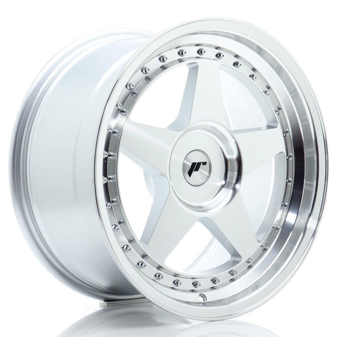 Japan Racing JR6 Alloy Wheel 18" x 9,5" ET20, 21, 22, 23, 24, 25, 26, 27, 28, 29, 30, 31, 32, 33, 34, 35, 36, 37, 38, 39, 40 3x112, 4x100, 4x108, 4x110, 4x114.3, 5x100, 5x105, 5x108, 5x110, 5x112, 5x114.3, 5x115, 5x118, 5x120 - Silver