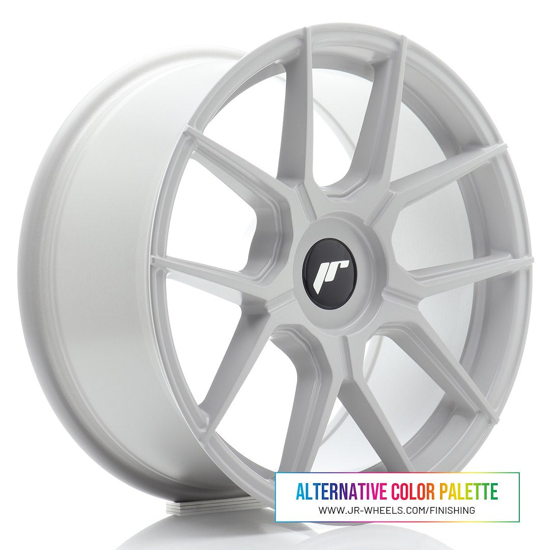 Japan Racing JR30 Alloy Wheel 17" x 8" ET20, 21, 22, 23, 24, 25, 26, 27, 28, 29, 30, 31, 32, 33, 34, 35, 36, 37, 38, 39, 40 4x100, 4x108, 4x110, 4x114.3, 5x100, 5x105, 5x108, 5x110, 5x112, 5x114.3, 5x115, 5x118, 5x120 - Custom Finish