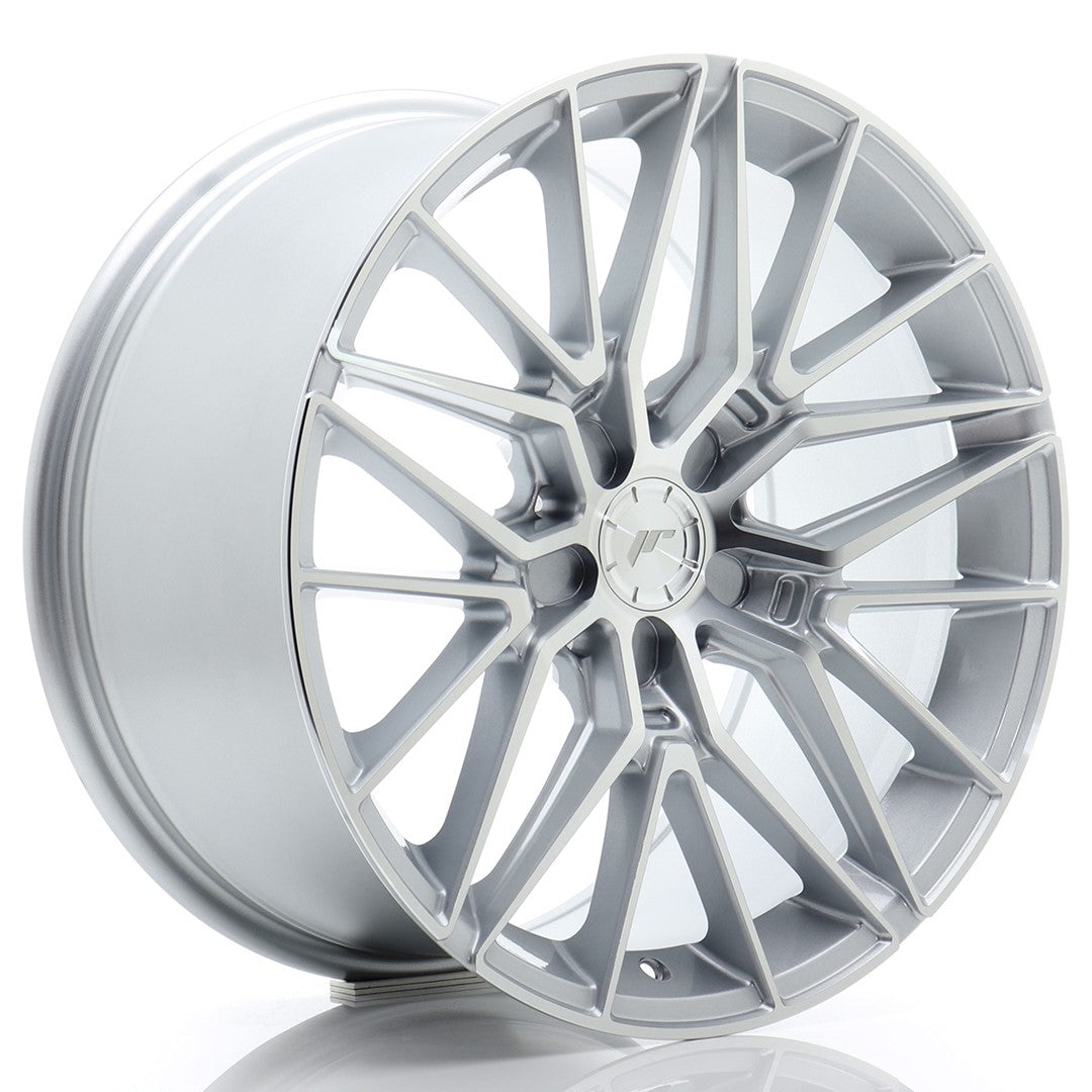 Japan Racing JR38 Alloy Wheel 18" x 9" ET20, 21, 22, 23, 24, 25, 26, 27, 28, 29, 30, 31, 32, 33, 34, 35, 36, 37, 38, 39, 40, 41, 42, 43, 44, 45 5x100, 5x105, 5x108, 5x110, 5x112, 5x114.3, 5x115, 5x118, 5x120 - Silver