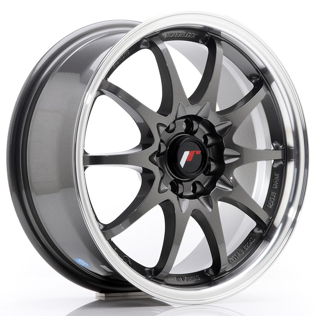 Japan Racing JR5 Alloy Wheel 16" x 7" ET30 5x100, 5x114.3 - Gun metal