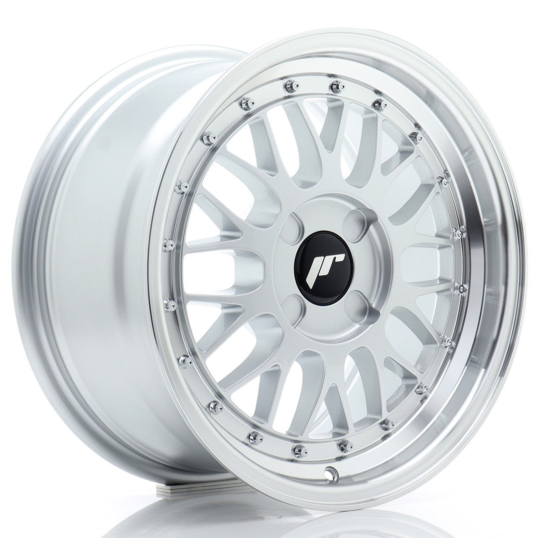 Japan Racing JR23 Alloy Wheel 16" x 8" ET20, 21, 22, 23, 24, 25, 26, 27, 28, 29, 30, 31, 32, 33, 34, 35, 36, 37, 38, 39, 40, 41, 42, 43, 44, 45 4x98, 4x100, 4x108, 4x110, 4x114.3 - Silver