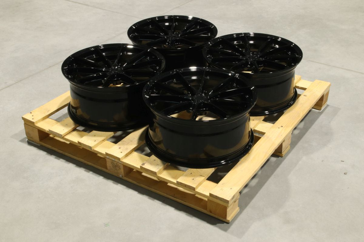 Japan Racing Complete Sets Alloy Wheel 19" x 8,5" ET35 5x112 - Black
