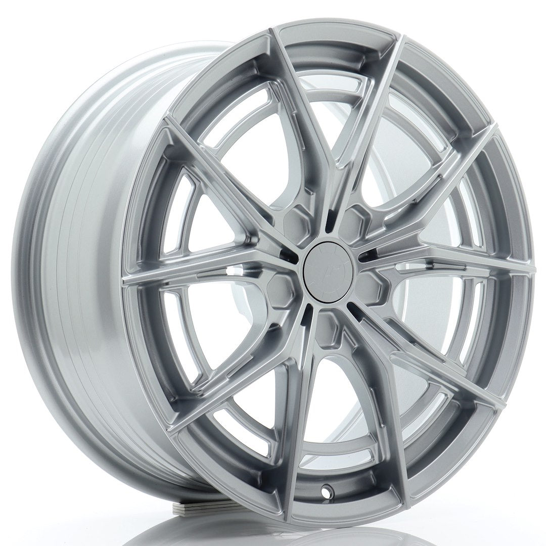 Japan Racing JR50 Alloy Wheel 18" x 8" ET25, 26, 27, 28, 29, 30, 31, 32, 33, 34, 35, 36, 37, 38, 39, 40, 41, 42, 43, 44, 45 5x100, 5x105, 5x108, 5x110, 5x112, 5x114.3, 5x115, 5x118, 5x120 - Silver