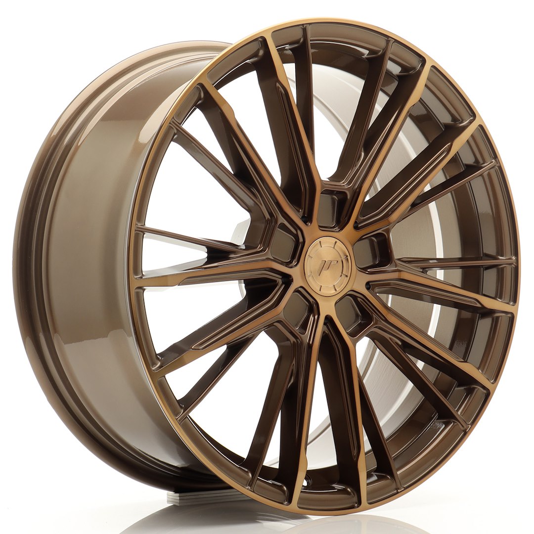 Japan Racing JR52 Alloy Wheel 18" x 8" ET20, 21, 22, 23, 24, 25, 26, 27, 28, 29, 30, 31, 32, 33, 34, 35, 36, 37, 38, 39, 40, 41, 42, 43, 44, 45 5x100, 5x105, 5x108, 5x110, 5x112, 5x114.3, 5x115, 5x118, 5x120 - Bronze