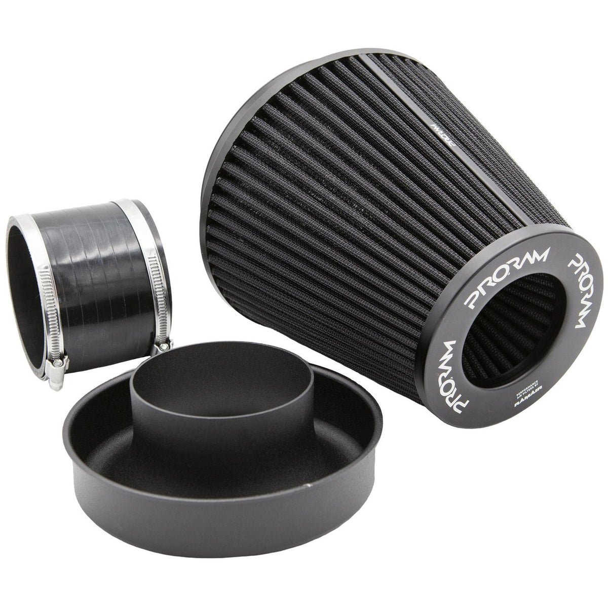 Ramair Proram 90mm ID Neck Large Cone Air Filter with Velocity Stack and Coupling