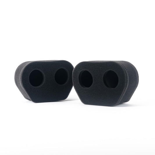 Ramair - 2x Twin Inlet Carb Sock Air Filter - 77mm