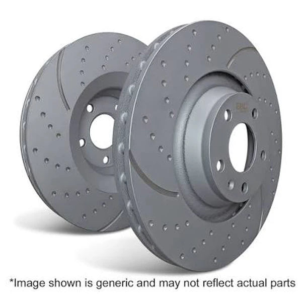 Turbo Grooved Front Brake Discs EBC BMW 335i 340i 435i 440i F3x