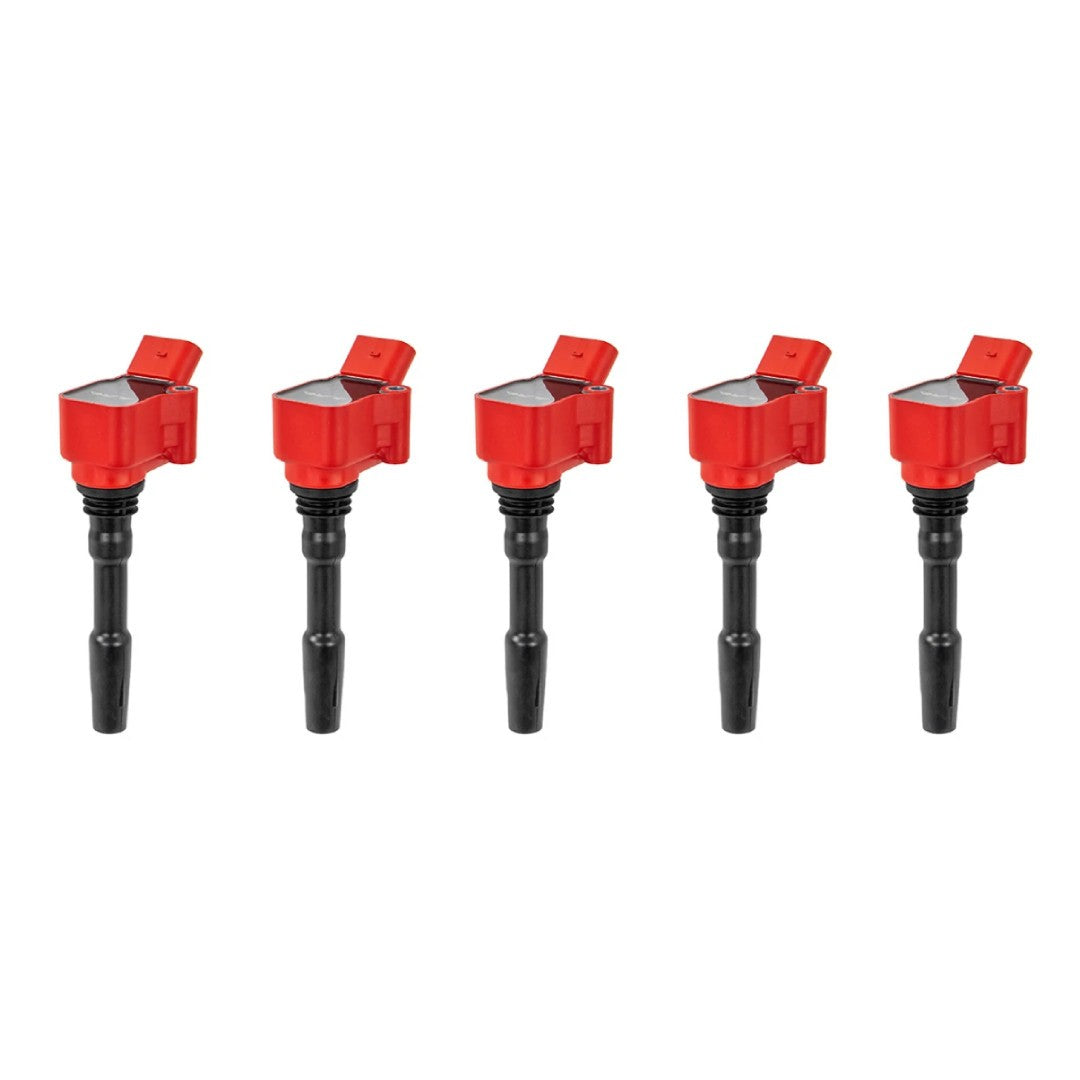 Red ignition coils Alpha Competition Audi RS3 8V.5 and TTRS 8S 2.5 TFSI