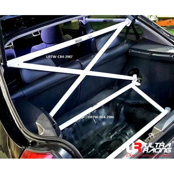 Honda Civic EK Ultra Racing 4 points Rear X-bar / Crossbar