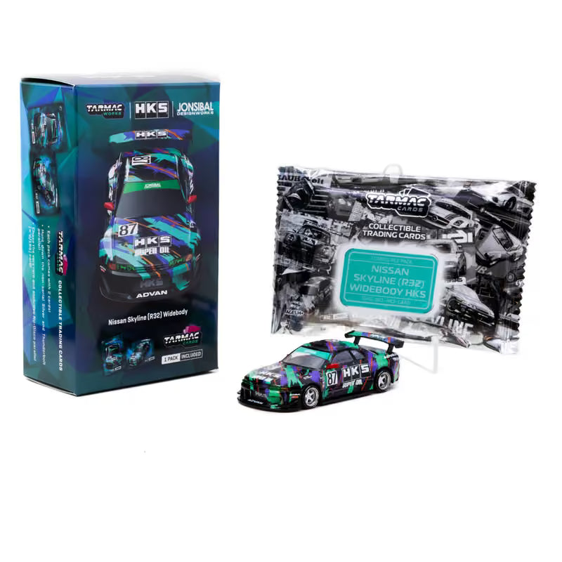 Tarmac Works 1/64 - Nissan Skyline (R32) Widebody JONSIBAL - HKS
