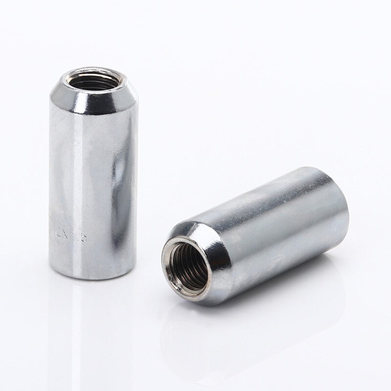 12x1.5 Internal Drive Chrome Long Wheel Lug Nuts (Set of 20)