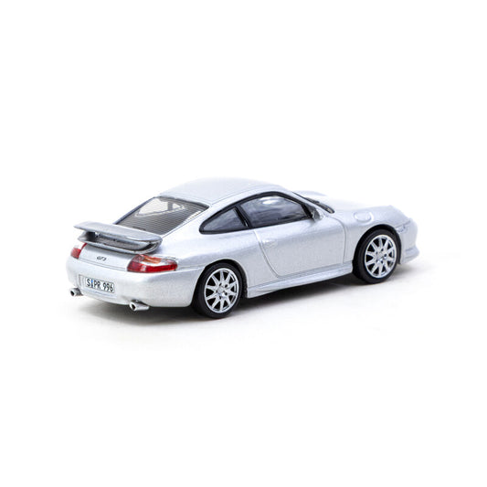 Tarmac Works 1/64 - Porsche 911 GT3 type 996 - Silver