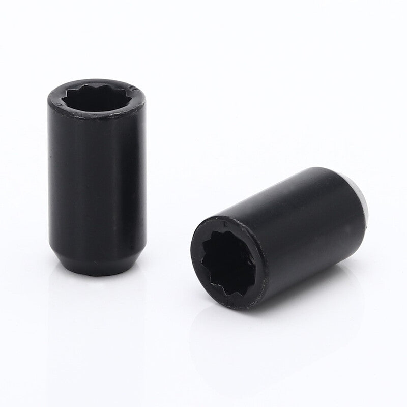 14x1.5 Internal Drive Black Wheel lug Nuts (Set of 20)