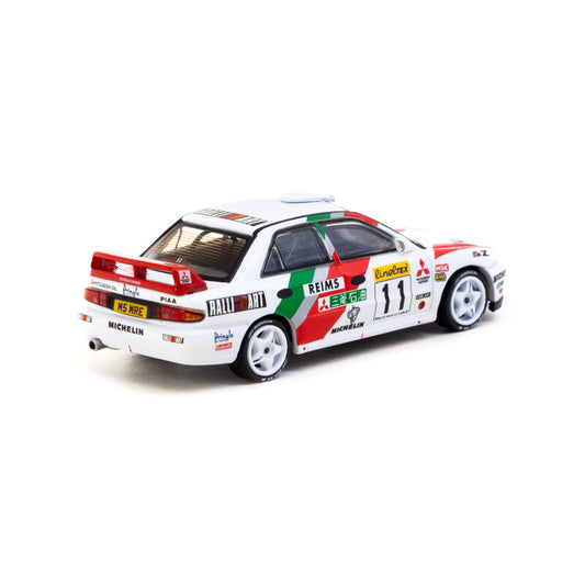Tarmac Works 1/64 - Mitsubishi Lancer Evolution II | Rally of Monte Carlo 1995