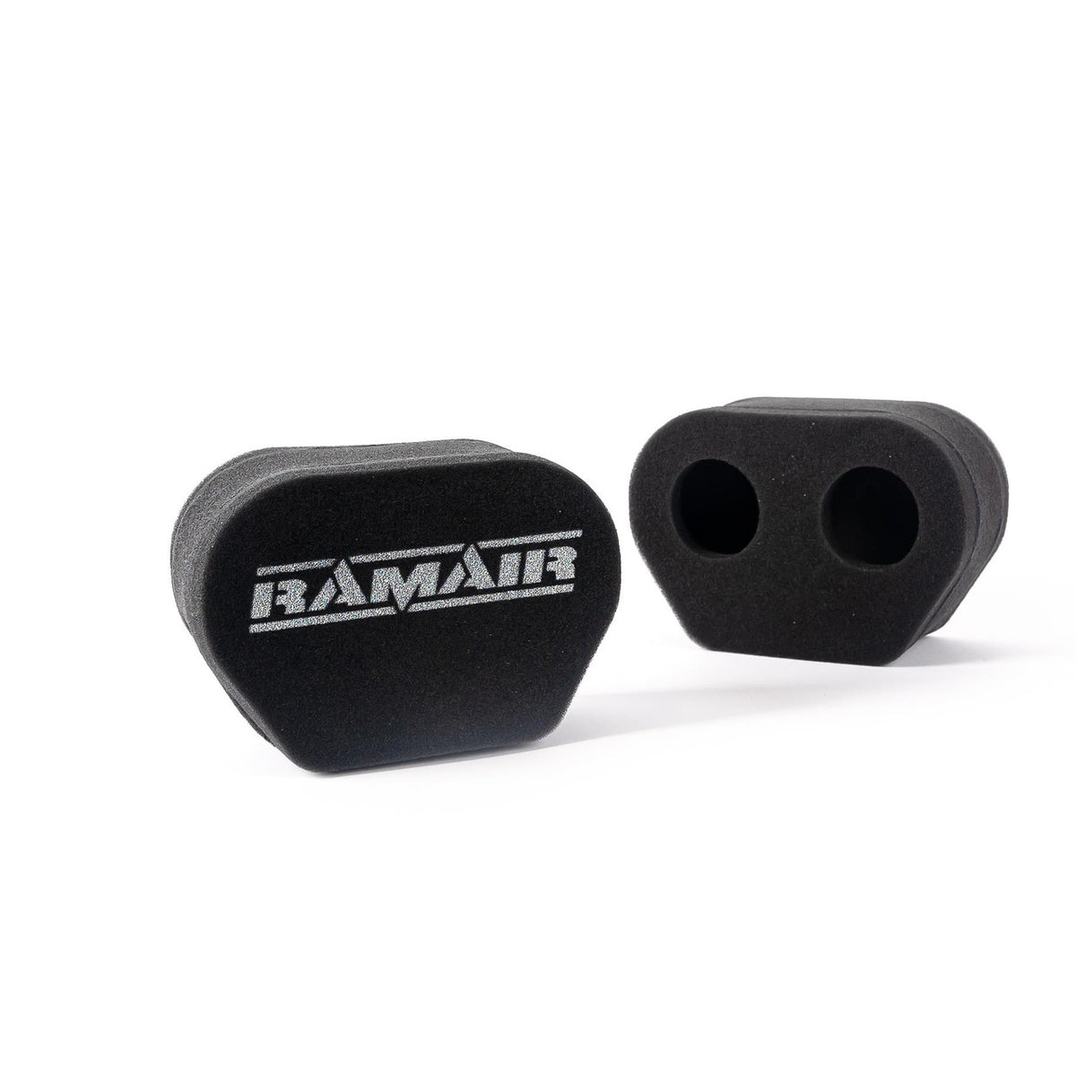 Ramair - 2x Twin Inlet Motorcycle Carb Sock Foam Air Filter Tall - 80mm