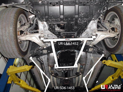 Infiniti FX 09+ 4WD Ultra Racing 4-Point Front Lower H-Brace 1452 - UR-LA4-1452