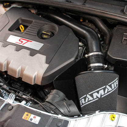 Ramair Air Filter Heat Shield Crosover Hard Pipe Induction Kit Ford Focus ST 250 MK3 2.0T upto 2014