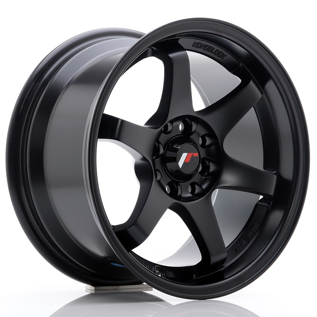 Japan Racing JR3 Alloy Wheel 15" x 8" ET25 4x100, 4x114.3 - Black