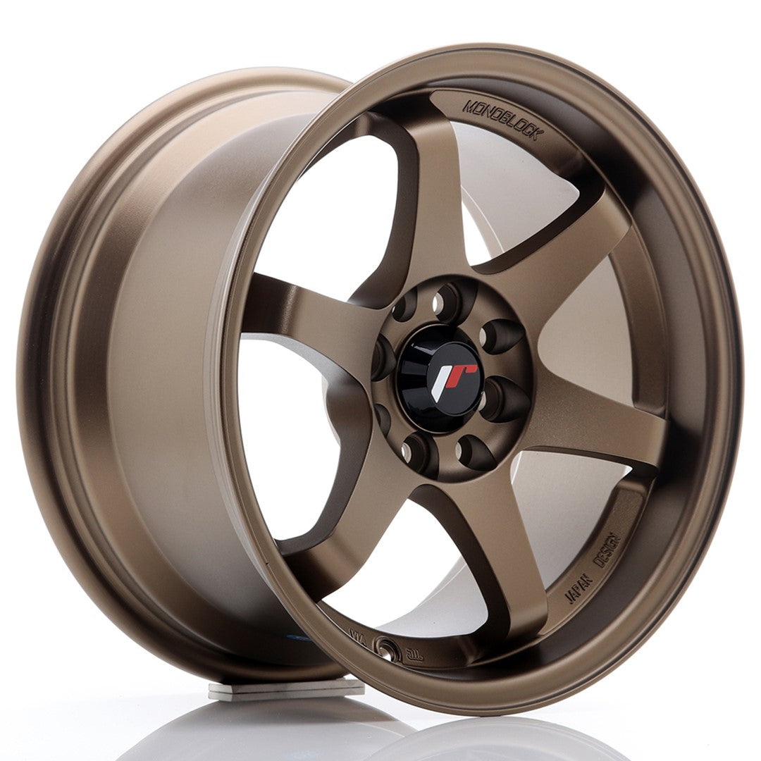 Japan Racing JR3 Alloy Wheel 15" x 8" ET25 4x100, 4x114.3 - Bronze
