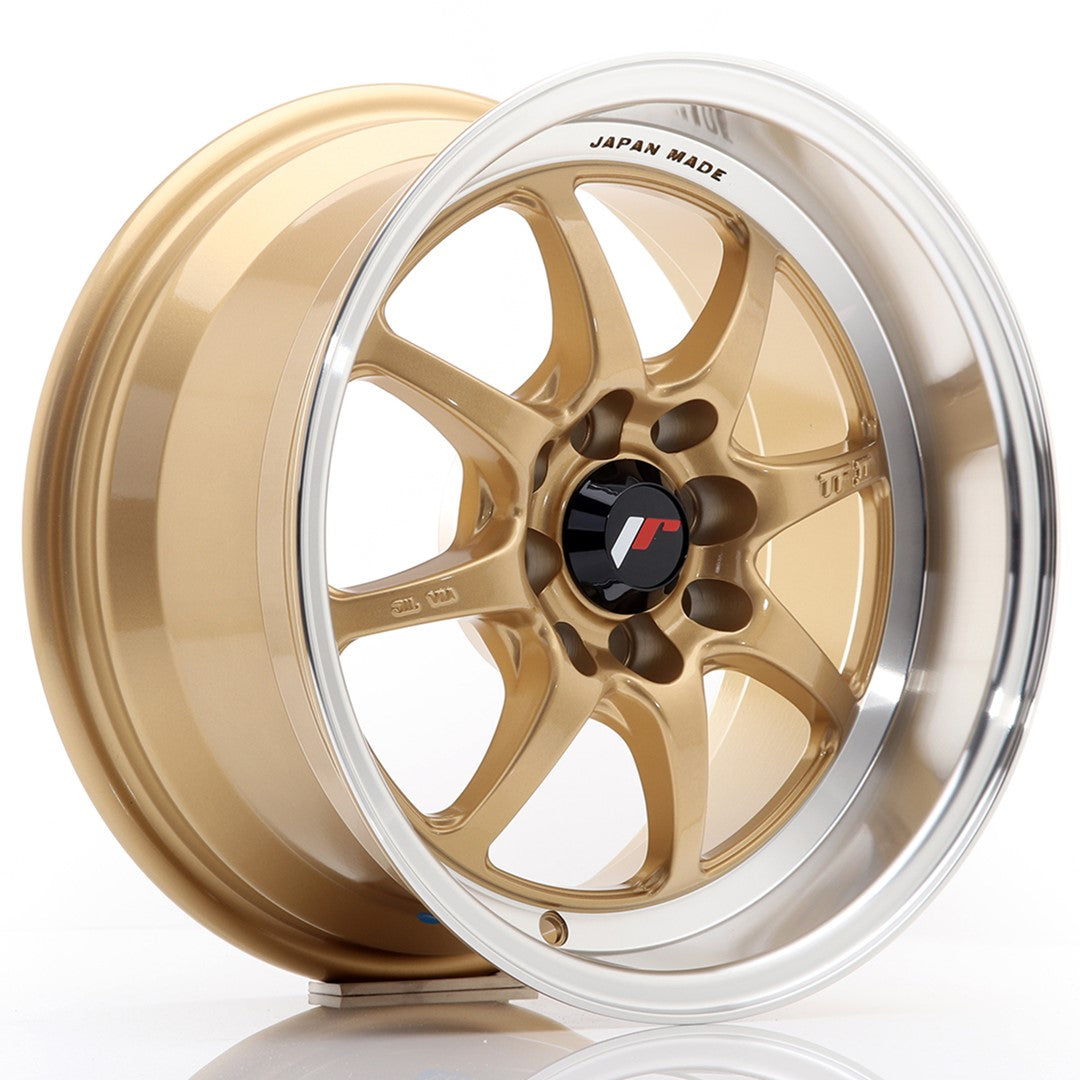Japan Racing TFII Alloy Wheel 15" x 7,5" ET30 4x100, 4x114.3 - Gold