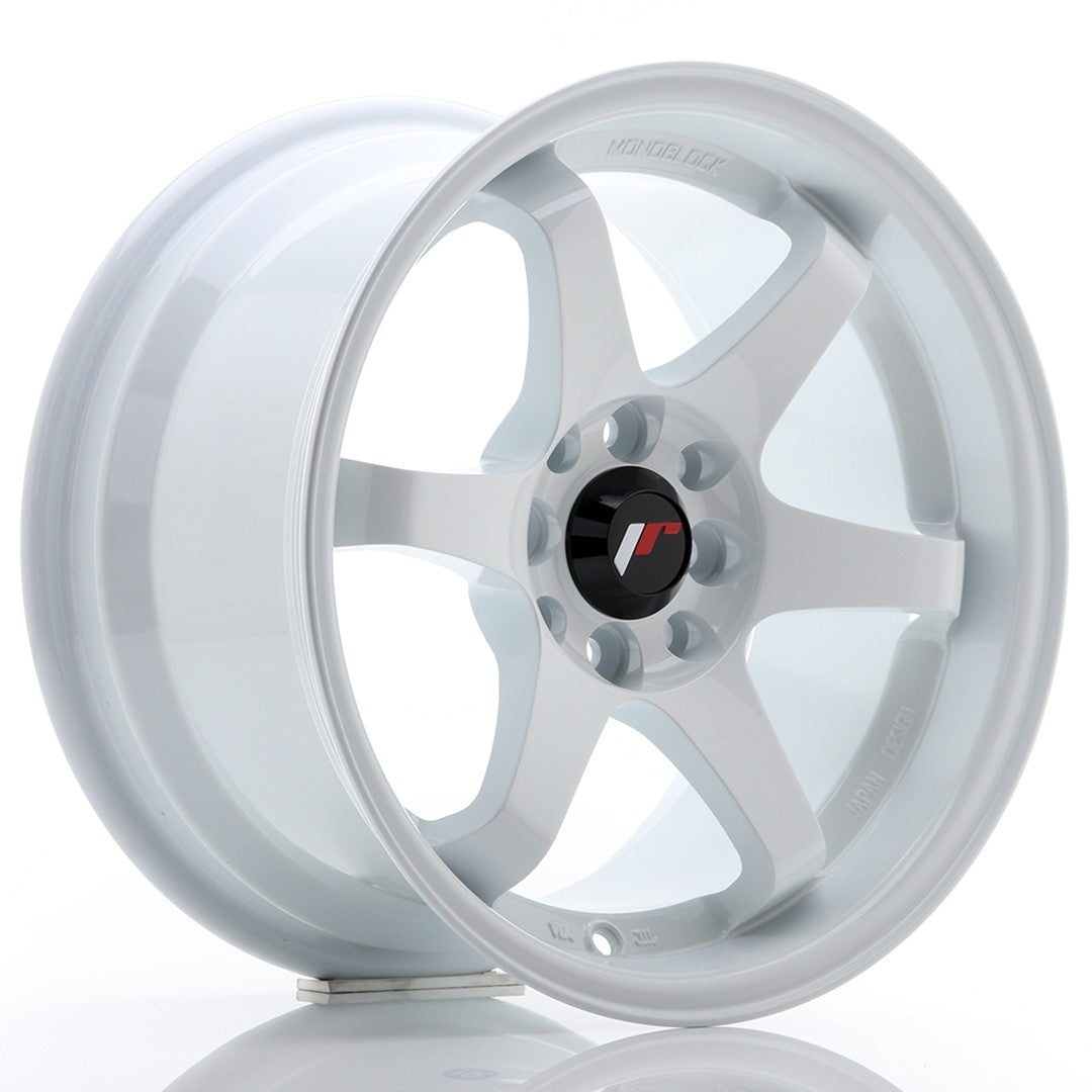 Japan Racing JR3 Alloy Wheel 15" x 8" ET25 4x100, 4x108 - White