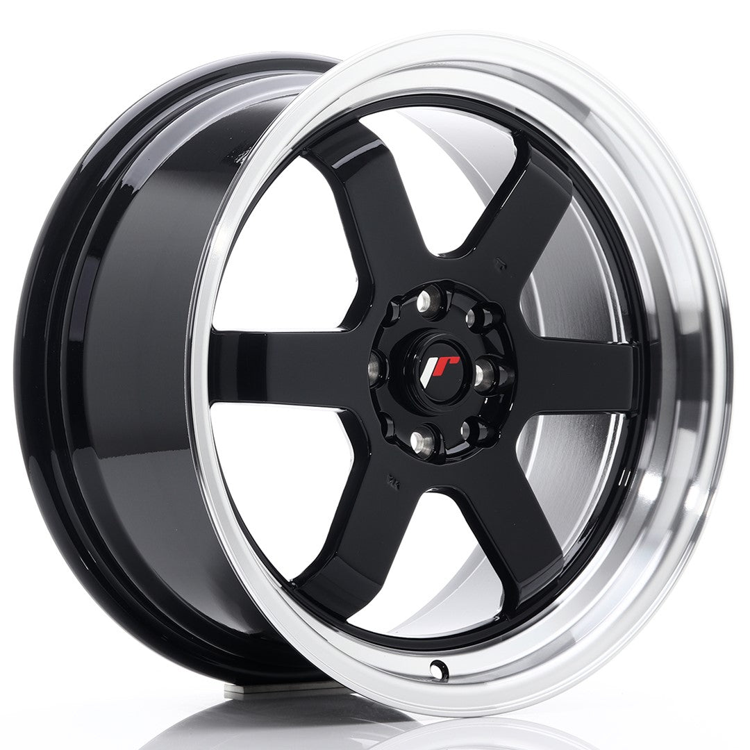 Japan Racing JR12 Alloy Wheel 17" x 8" ET33 5x100, 5x114.3 - Black