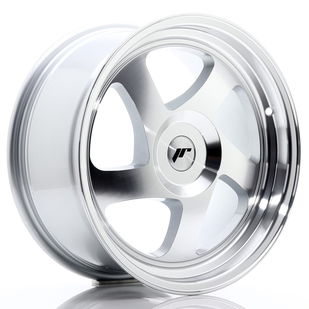 Japan Racing JR15 Alloy Wheel 17" x 8" ET35 3x112, 4x100, 4x108, 4x110, 4x114.3, 5x100, 5x105, 5x108, 5x110, 5x112, 5x114.3, 5x115, 5x118, 5x120 - Silver