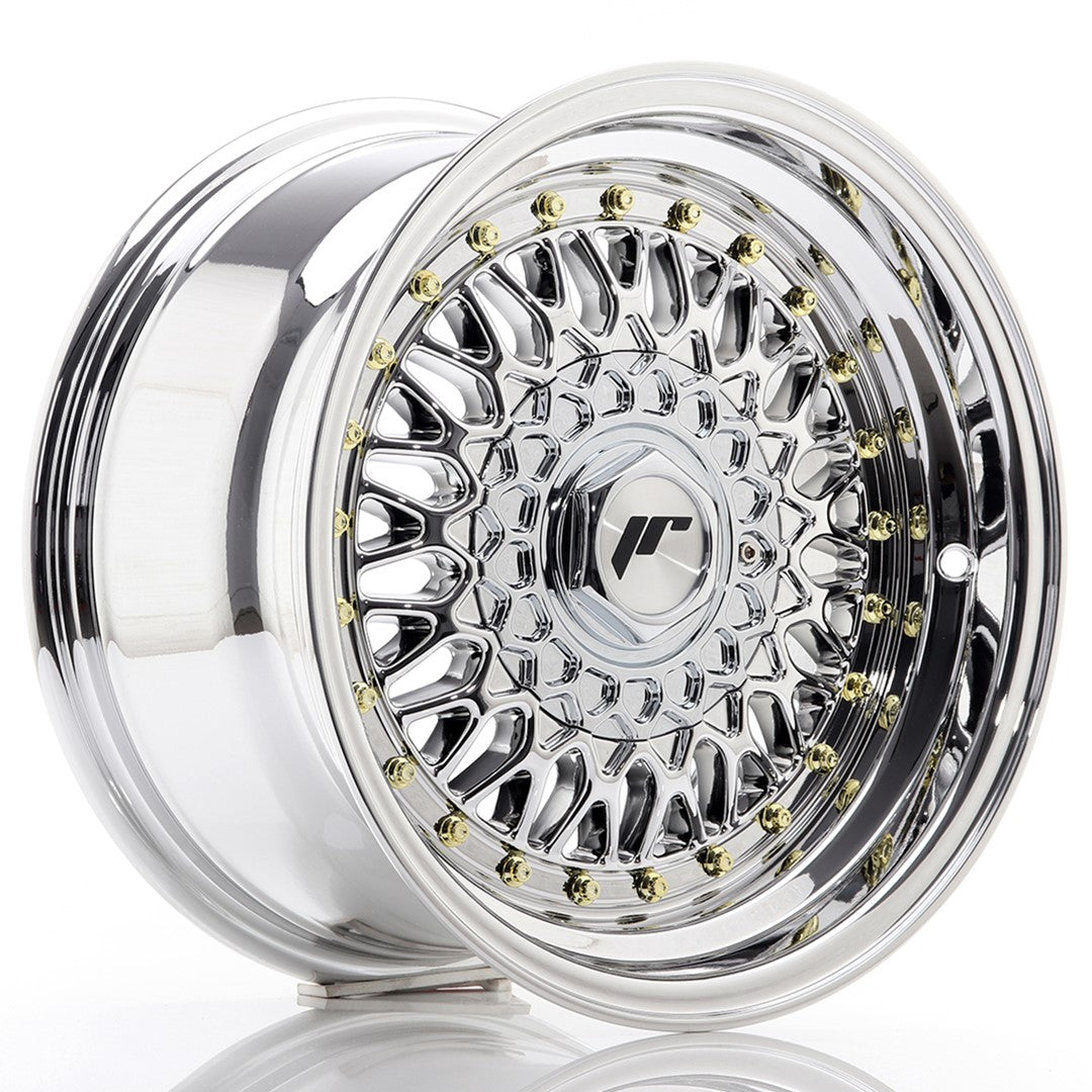 Japan Racing JR9 Alloy Wheel 15" x 8" ET20 4x100, 4x108 - Chrome