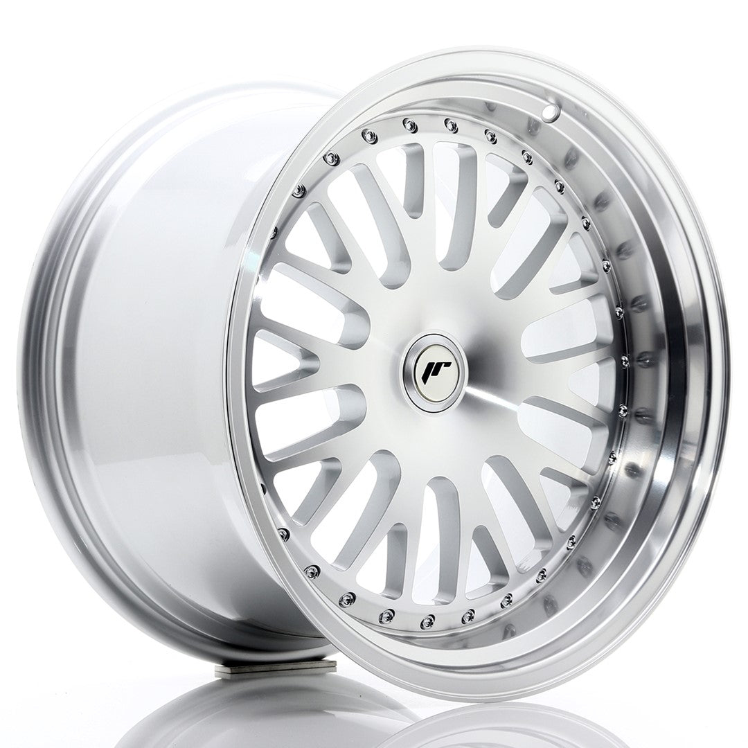 Japan Racing JR10 Alloy Wheel 19" x 11" ET15, 16, 17, 18, 19, 20, 21, 22, 23, 24, 25, 26, 27, 28, 29, 30 3x112, 4x100, 4x108, 4x110, 4x114.3, 5x100, 5x105, 5x108, 5x110, 5x112, 5x114.3, 5x115, 5x118, 5x120 - Silver