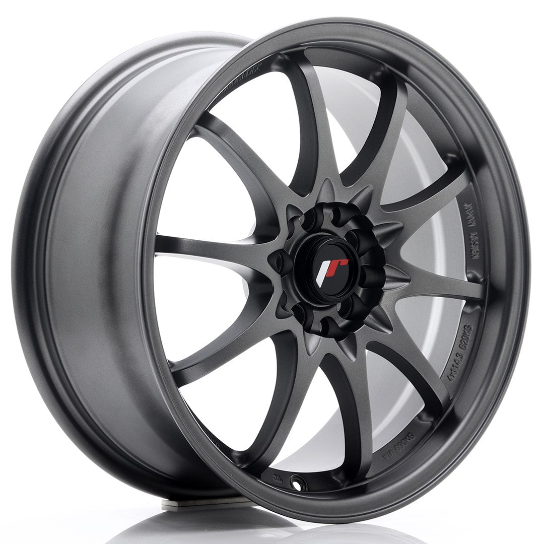 Japan Racing JR5 Alloy Wheel 17" x 7,5" ET35 5x100, 5x114.3 - Gun metal
