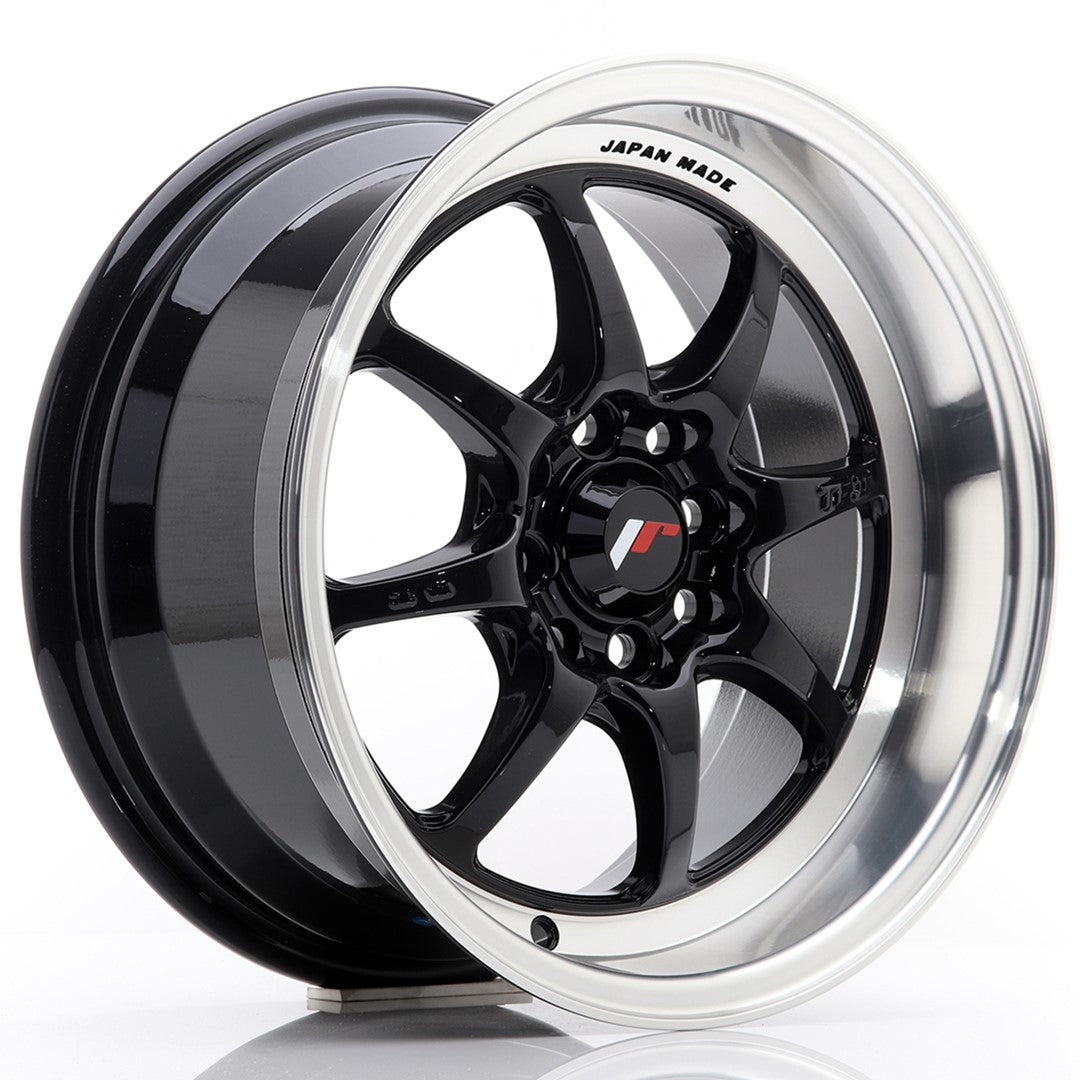 Japan Racing TFII Alloy Wheel 15" x 7,5" ET30 4x100, 4x108 - Black