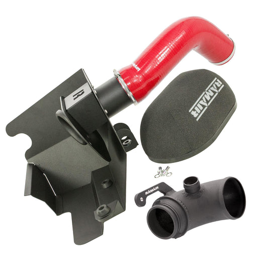 Ramair Red Ramair Heat Shield Intake Kit Turbo Elbow Included Blue Intake Hose VW MK7 Golf GTI & R, Audi A3, S3 8V, Seat Leon Cupra 280 & Skoda Octavia RS