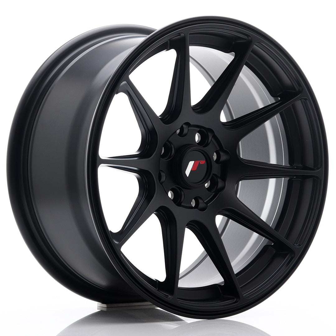 Japan Racing JR11 Alloy Wheel 16" x 8" ET25 4x100, 4x114.3 - Black