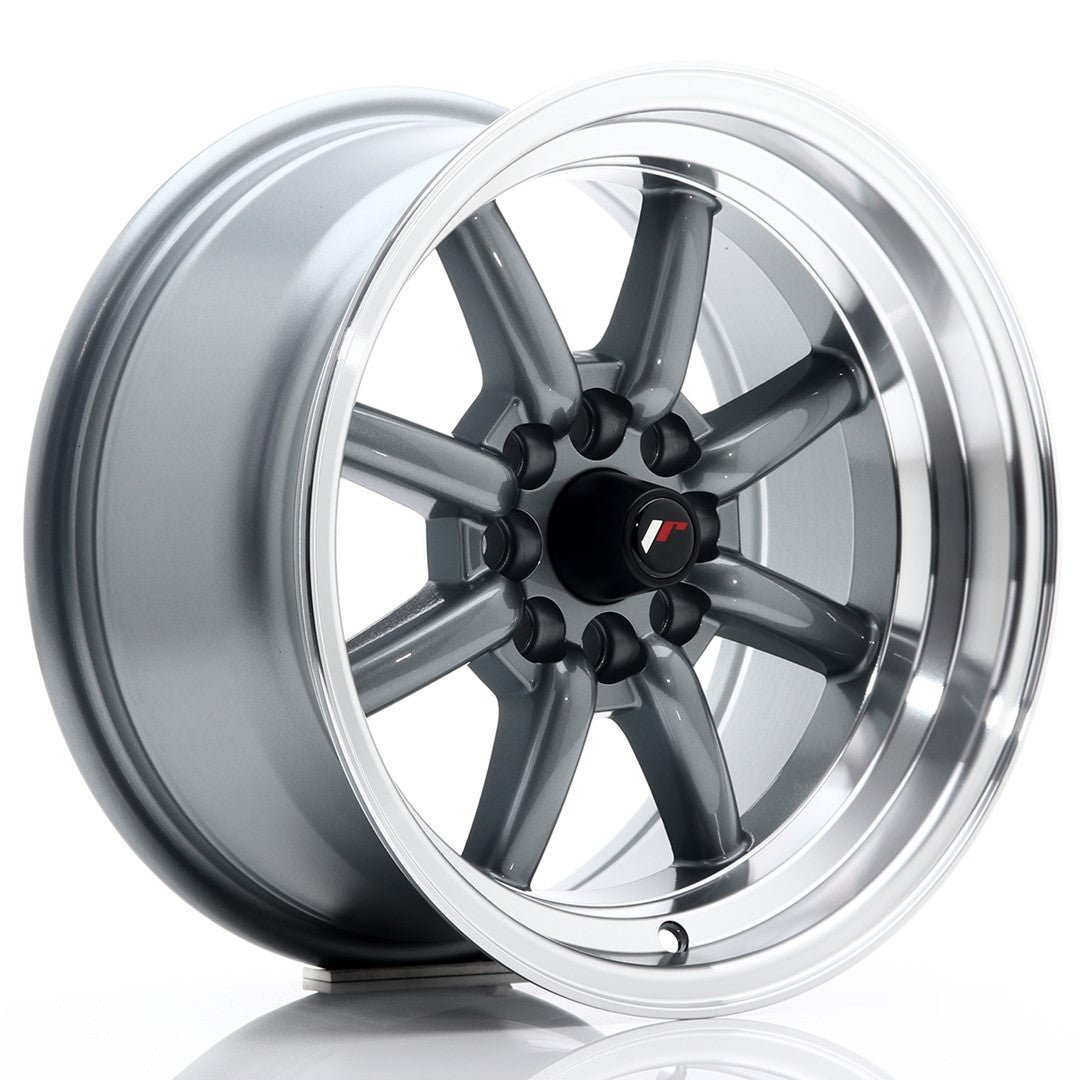 Japan Racing JR19 Alloy Wheel 15" x 8" ET0 4x100, 4x114.3 - Gun metal