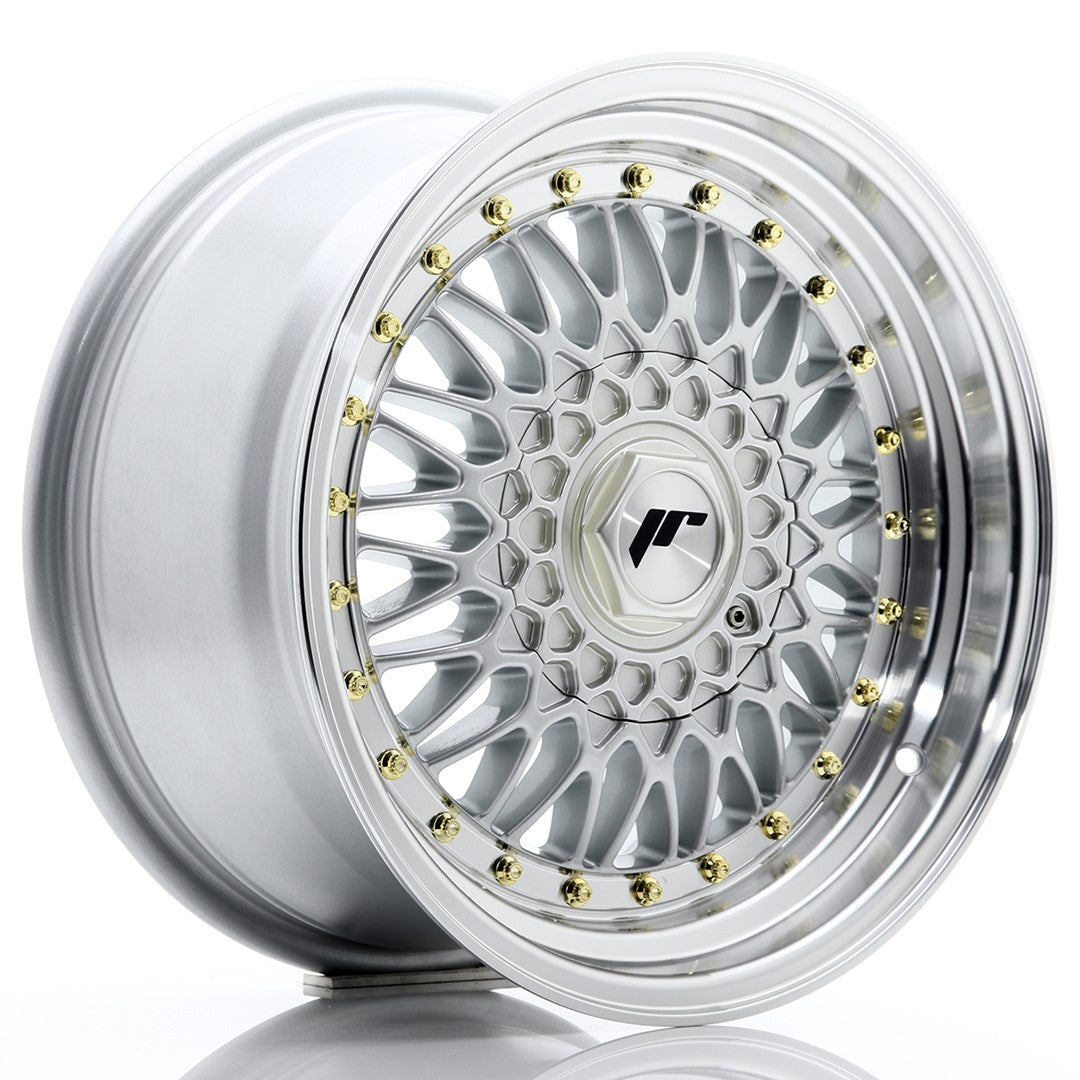 Japan Racing JR9 Alloy Wheel 16" x 8" ET25 3x112, 4x100, 4x108, 4x110, 4x114.3, 5x100, 5x105, 5x108, 5x110, 5x112, 5x114.3, 5x115, 5x118, 5x120 - Silver