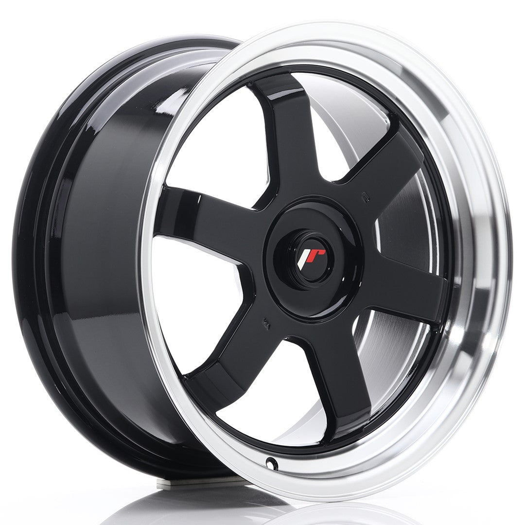 Japan Racing JR12 Alloy Wheel 17" x 8" ET35 3x112, 4x100, 4x108, 4x110, 4x114.3, 5x100, 5x105, 5x108, 5x110, 5x112, 5x114.3, 5x115, 5x118, 5x120 - Black