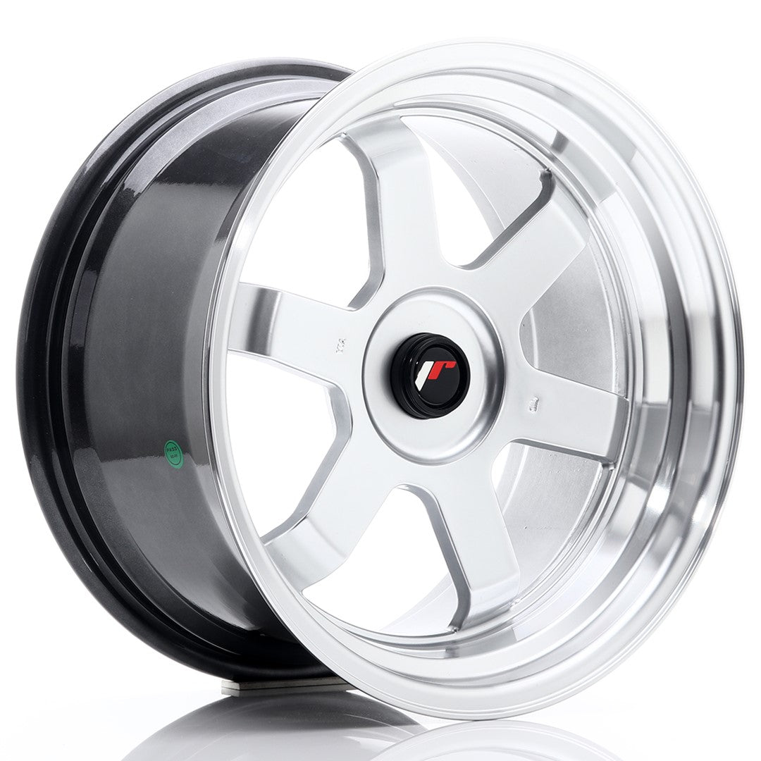 Japan Racing JR12 Alloy Wheel 17" x 9" ET25 3x112, 4x100, 4x108, 4x110, 4x114.3, 5x100, 5x105, 5x108, 5x110, 5x112, 5x114.3, 5x115, 5x118, 5x120 - Silver