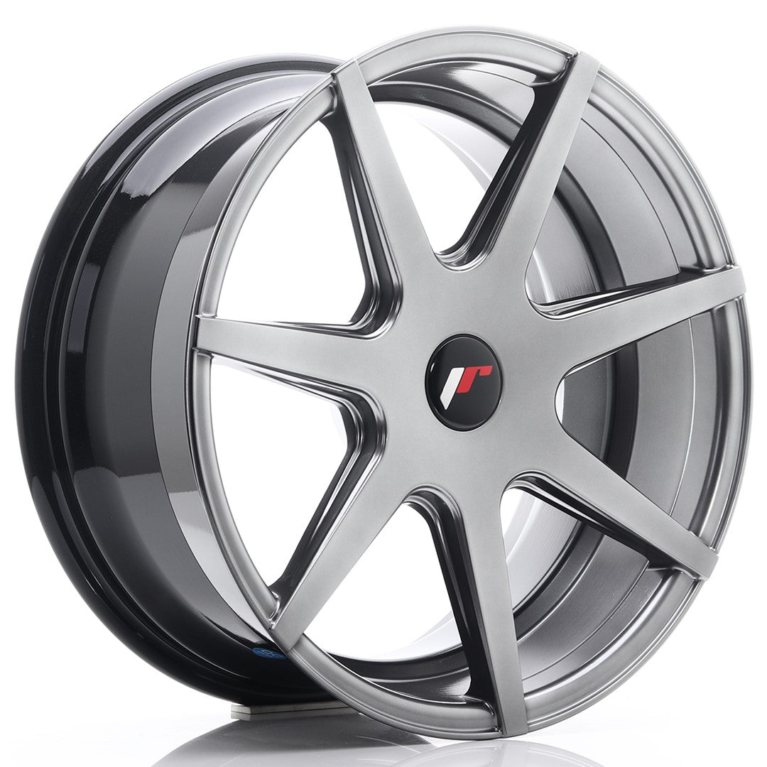 Japan Racing JR20 Alloy Wheel 18" x 8,5" ET25, 26, 27, 28, 29, 30, 31, 32, 33, 34, 35, 36, 37, 38, 39, 40 3x112, 4x100, 4x108, 4x110, 4x114.3, 5x100, 5x105, 5x108, 5x110, 5x112, 5x114.3, 5x115, 5x118, 5x120 - Hyper Black