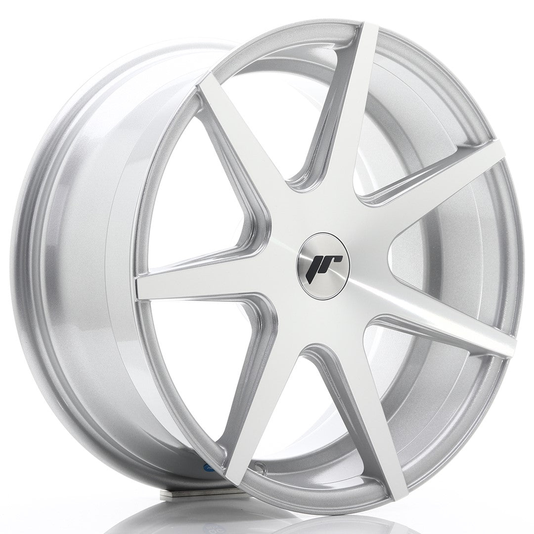Japan Racing JR20 Alloy Wheel 18" x 8,5" ET25, 26, 27, 28, 29, 30, 31, 32, 33, 34, 35, 36, 37, 38, 39, 40 3x112, 4x100, 4x108, 4x110, 4x114.3, 5x100, 5x105, 5x108, 5x110, 5x112, 5x114.3, 5x115, 5x118, 5x120 - Silver
