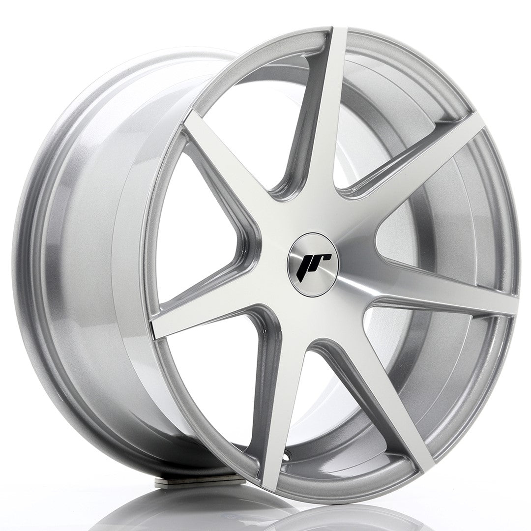 Japan Racing JR20 Alloy Wheel 18" x 9,5" ET20, 21, 22, 23, 24, 25, 26, 27, 28, 29, 30, 31, 32, 33, 34, 35, 36, 37, 38, 39, 40 3x112, 4x100, 4x108, 4x110, 4x114.3, 5x100, 5x105, 5x108, 5x110, 5x112, 5x114.3, 5x115, 5x118, 5x120 - Silver