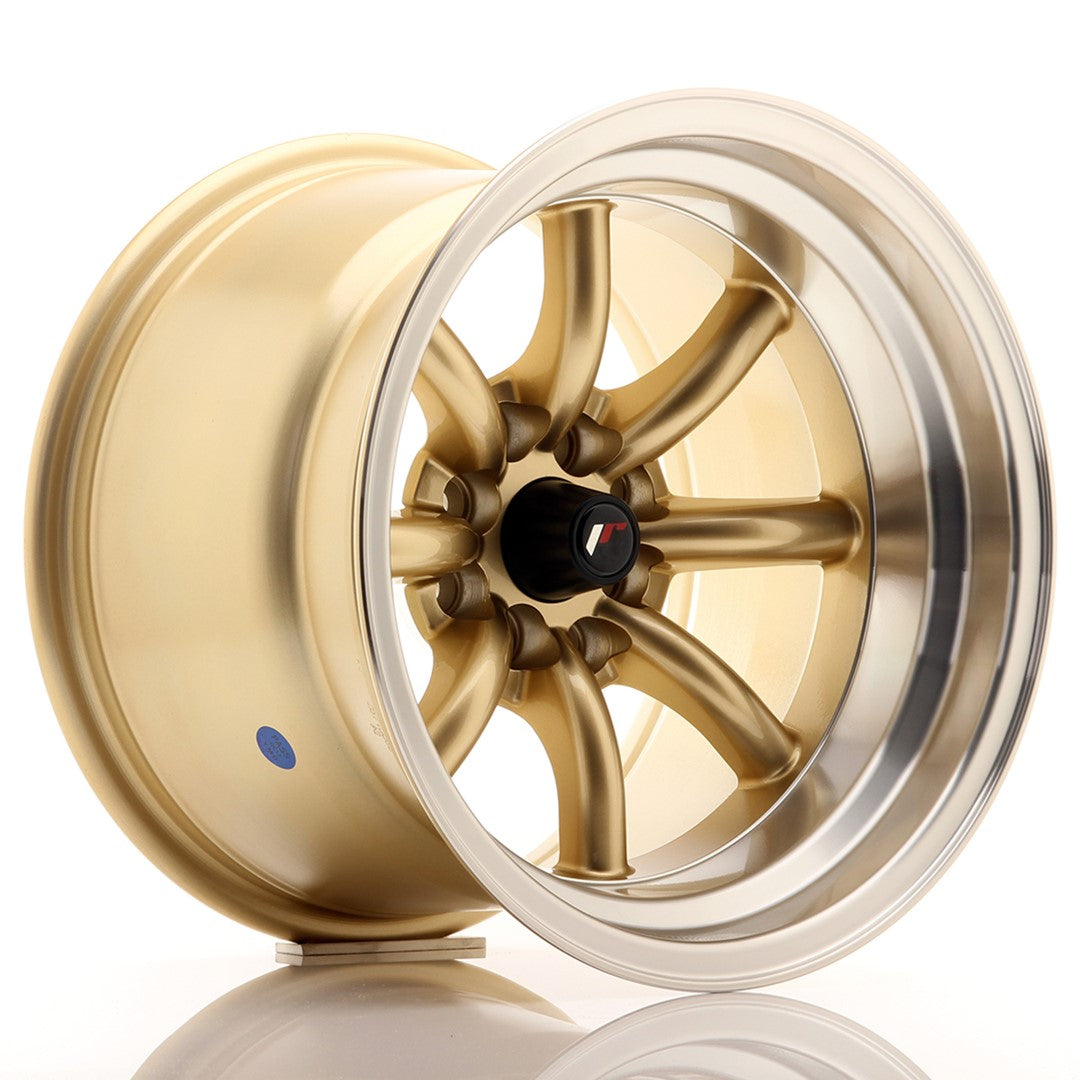 Japan Racing JR19 Alloy Wheel 15" x 10,5" ET-32 4x100, 4x114.3 - Gold